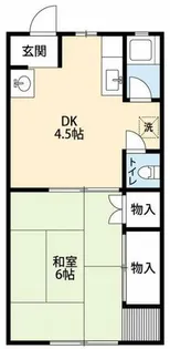 青木荘【2階】の間取り