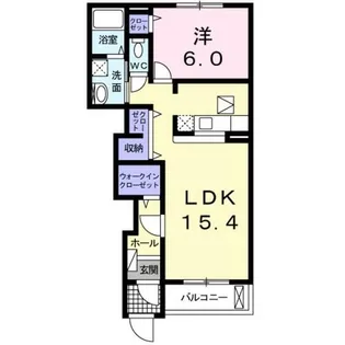 ハイグレース【1階】の間取り