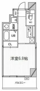 ファインブルーム靭公園【5階】の間取り