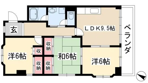 メイゾン島田【2階】の間取り