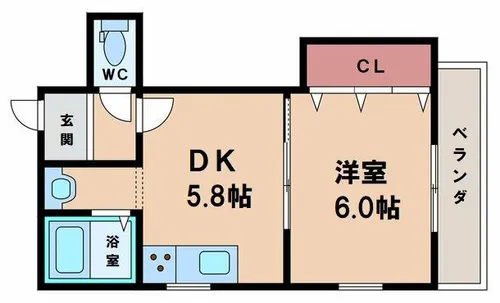 S.field長居【1階】の間取り