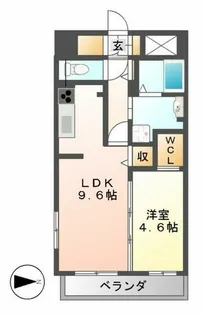 シェソワ東桜【9階】の間取り
