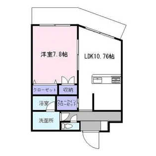 吉山ビル【401号室】の間取り