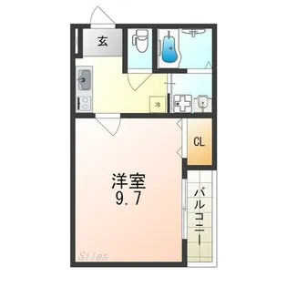 フジパレス堺北長尾イースト【3階】の間取り