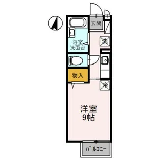 アメニティ大美野 B【2階】の間取り