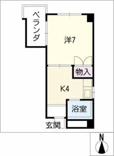 山一吹上ビル【4階】の間取り