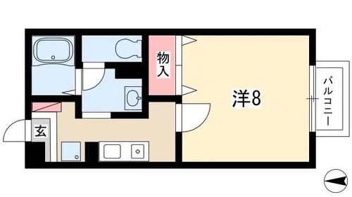 コーポ・シズ【1階】の間取り