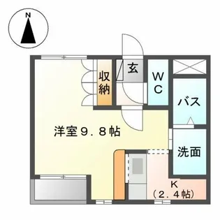 アンジェロ【1階】の間取り