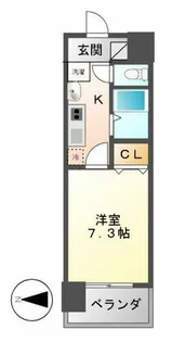 ルーチェ栄【815号室】の間取り