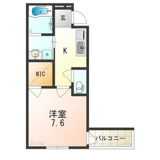 フジパレス中加賀屋Ⅴ番館【3階】の間取り