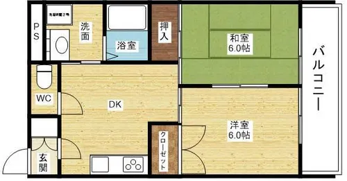 パークロッジ【2階】の間取り