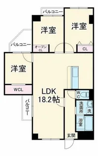 インペリアル京都【10階】の間取り