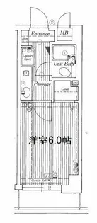 エスリード北梅田【8階】の間取り