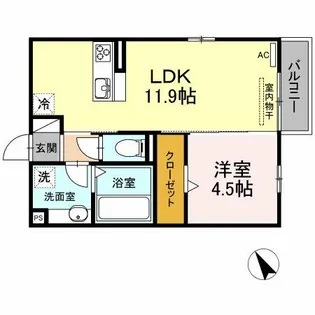 レガーロ【2階】の間取り