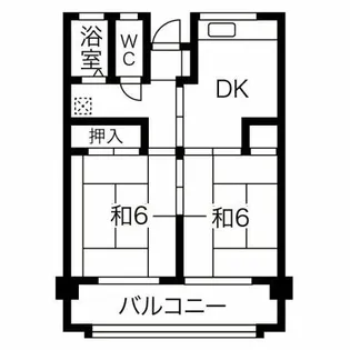 豊橋大嶽ビル【303号室】の間取り