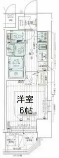 エステムコート大阪WEST【4階】の間取り
