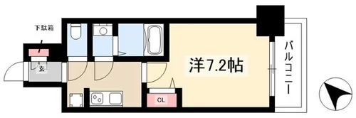 アドバンス名古屋モクシー (旧 ADVANCE NAGOYA MOXI【608号室】の間取り