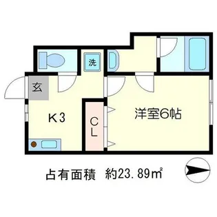日比アパート【2階】の間取り