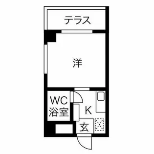 第2ロイヤルメゾンアドニス【204号室】の間取り