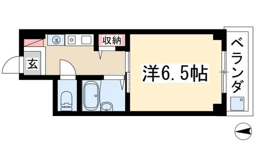 ブレインズ瑞穂【3D号室】の間取り