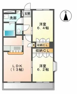 HILL’S 天王台【2階】の間取り