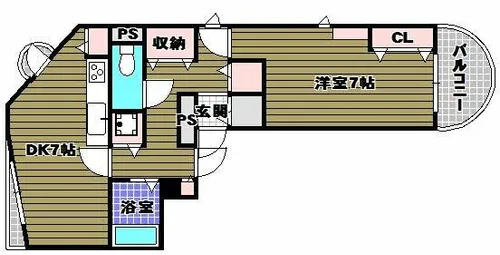 ラビクレール【3階】の間取り