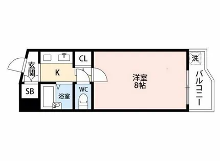 アンビエンテ泉町【206号室】の間取り