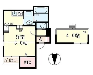 colorful【2階】の間取り