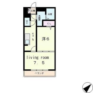 グリーンパル【1階】の間取り