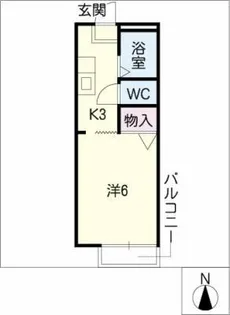 グランシャリオ【2階】の間取り