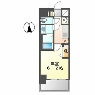 プレサンス新栄ユリシス【8階】の間取り