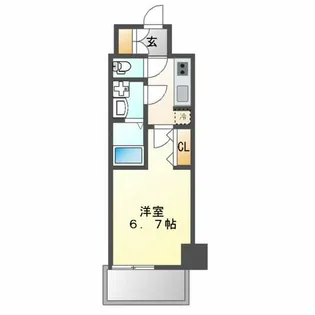 プライマル名古屋今池【302号室】の間取り