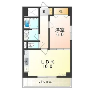 ボヌールなかもず【3階】の間取り