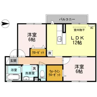 グラン シエル【1階】の間取り
