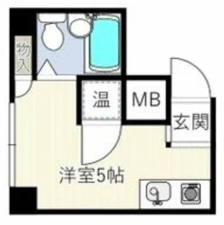 シュライン玉造【2階】の間取り