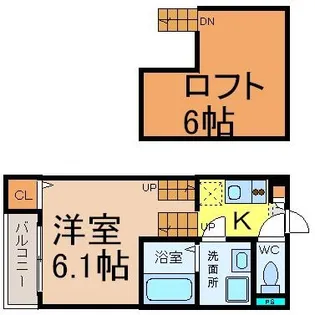 アーク東海通【1階】の間取り