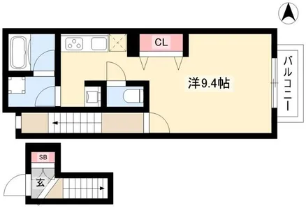 グランコート山王【201号室】の間取り