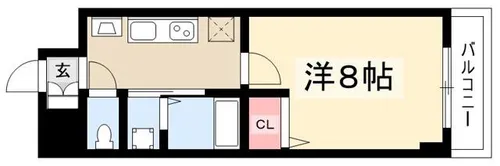 S-FORT上社【0502号室】の間取り