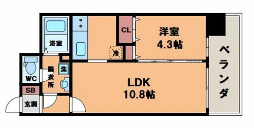 アール・オーハイム松崎町【3階】の間取り