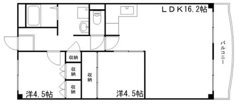 MISTRAL城西Ⅰ【3階】の間取り
