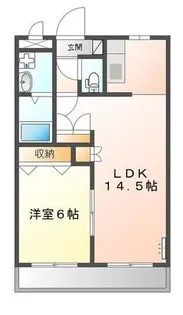 グランベル【102号室】の間取り