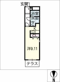 Branche吹上【0103号室】の間取り