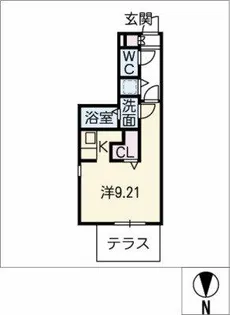 Branche吹上【1階】の間取り