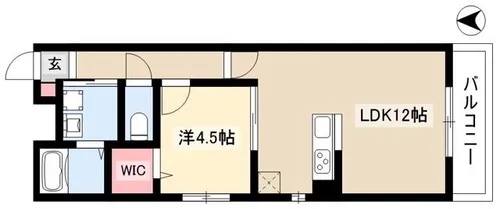 Arcadia Cattleya【4階】の間取り