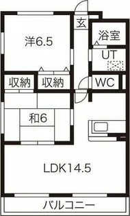 プロムナード22【3階】の間取り