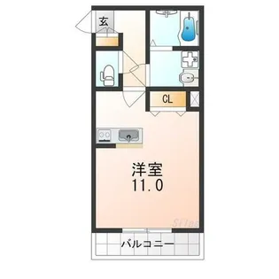 ジーメゾン石津【2階】の間取り