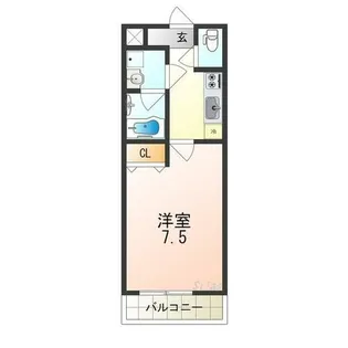 フジパレス浜寺ノースV番館【3階】の間取り