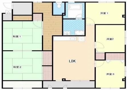 メゾン松原【7階】の間取り