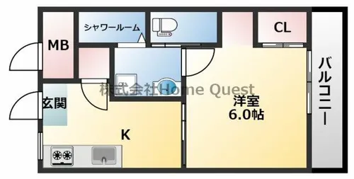 ハイムデダチ【2階】の間取り