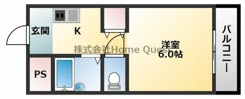 パークアベニュー【409号室】の間取り